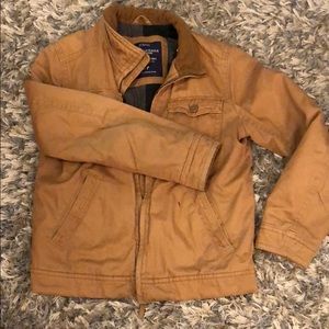 Brown heavy fall coat